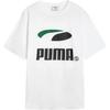 Puma Ss25 S Ss Gf Round Neck Casual Fashion Versatile Short Sleeve T-Shirt Unisex T-Shirt White 631252-02
