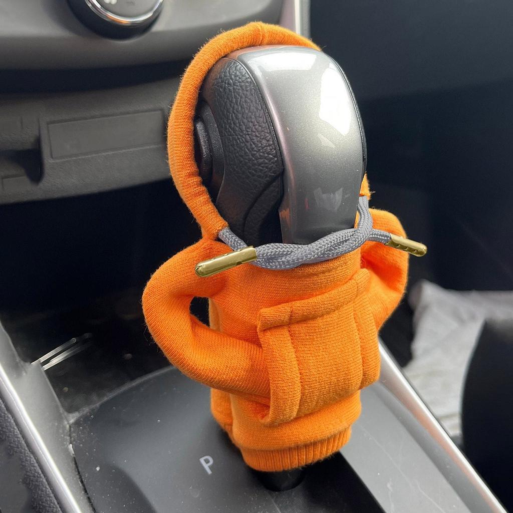Trendy Fashion Car Gear Shift Cover Shifting Rotating Hoodie Cover