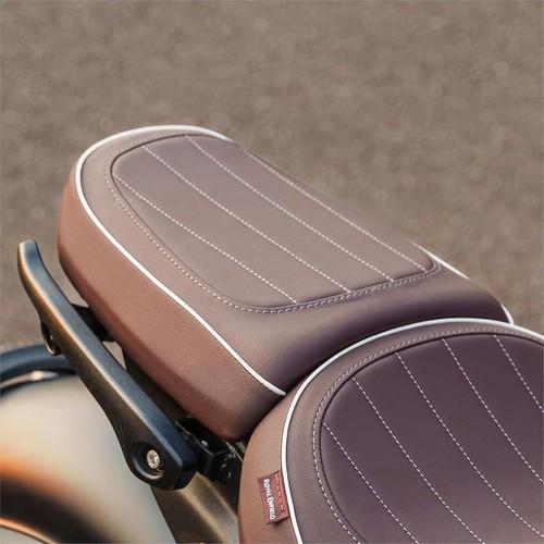 ROYAL ENFIELD Custom Pillion Seat Brown 350 Goan Classic