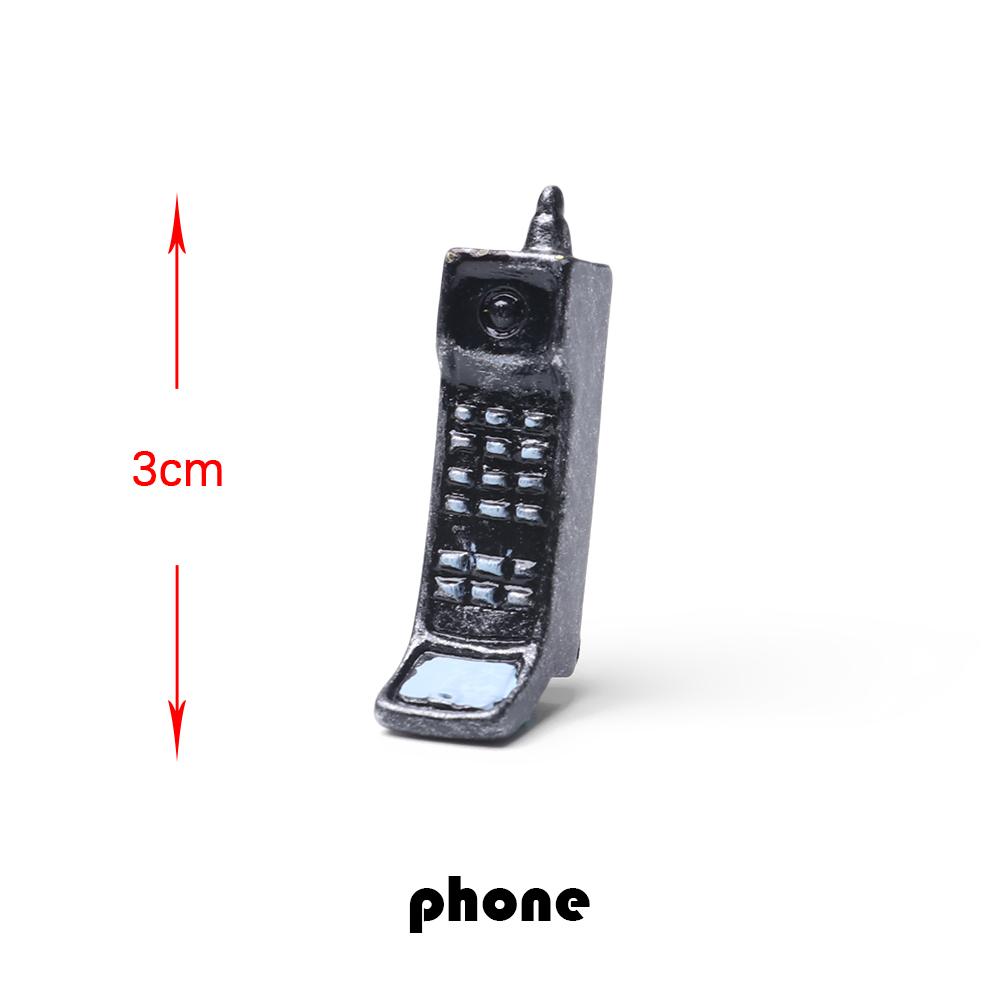 Античный Домашний Декор Смоляная Игрушка Мебель Фигурка Модель Телевизора Мини Пианино Телефон