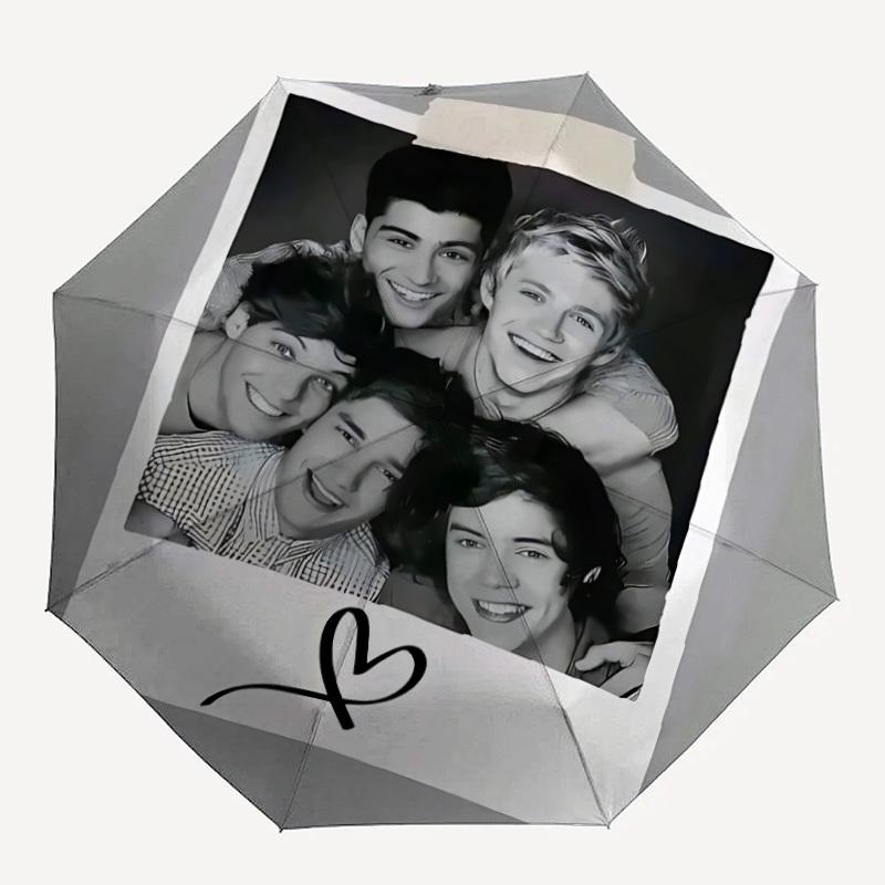 1 шт. Музыкальная группа One Direction Автоматический складной портативный зонт с 8 спицами для женщин/мужчин, всесезонный a0901118
