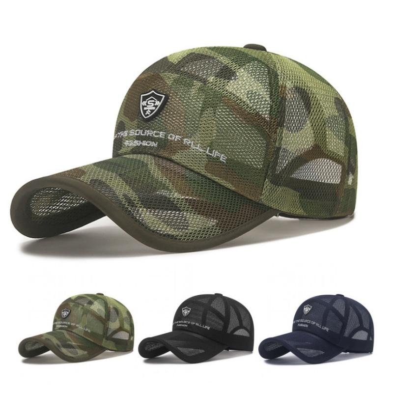 Быстросохнущая Бейсболка Воздухопроницаемая Сетчатая Шляпа от Солнца Для Мужчин и Женщин Для Улицы Анти-УФ Теннис Гольф Туризм Спортивная Кепка Козырьки Летняя Полностью Сетчатая