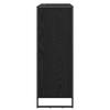 Shoe Cabinet with Storage Black Oak Effect 79 x 36 x 100 cm