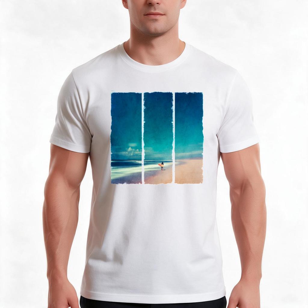 Summer Days Going Surfing Tshirt Summer Casual Cotton Tee Oversized Streetwear Tops Vintage Graphic Print 100 Cotton