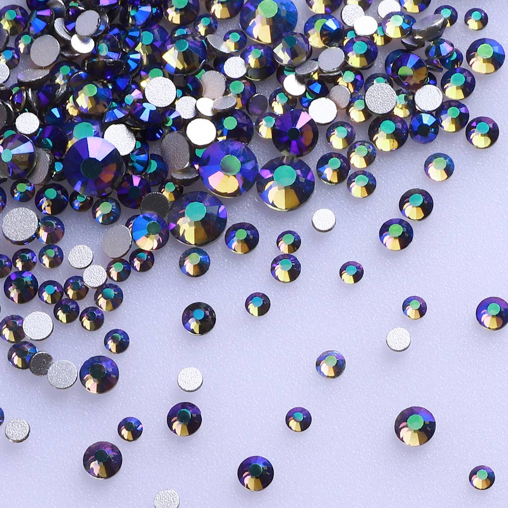High Quality Rhinestone Non Hotfix Bulk Transparent Crystal AB Glass Rhinestones Mixed Sizes