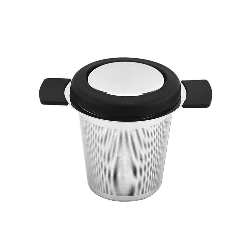 Infuser Reusable Fine Lid Stainless Steel Coffee Tea Strainer Filters Leaf Spice Filter Infuser