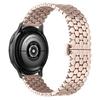 Pasek do smartwatch 20mm Beline Metal Honeycomb Różowo-złoty