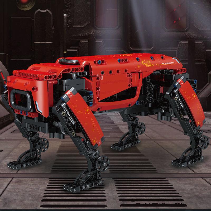 Новые 936PCS RC Power Robot Dog Building Blocks 15066 Технические игрушки-роботы Моторизованные Boston Dynamics Big Alpha Dog Model Bricks Подарки
