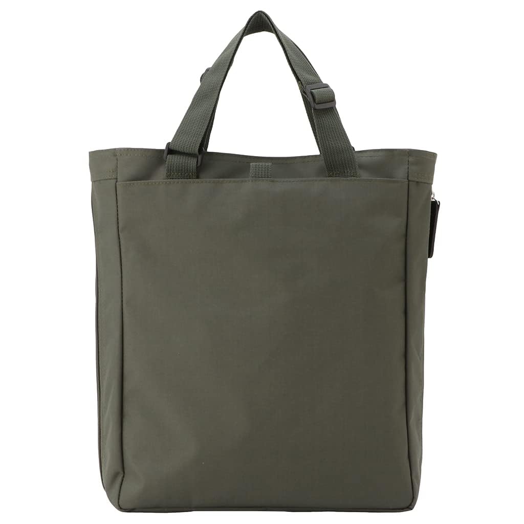 Tote Bag Bag Large Capacity A4 Casual Lightweight Extended 3976 Khaki Men's [Tote Men's Gusset]