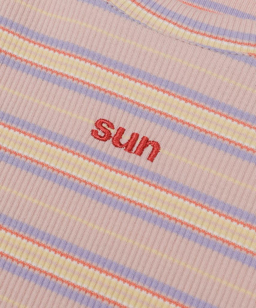 ВОСКРЕСНЫЙ ФРУКТОВЫЙ РЫНОК W) Футболка с длинным рукавом Sun Stripe Ls Tee Розовый
