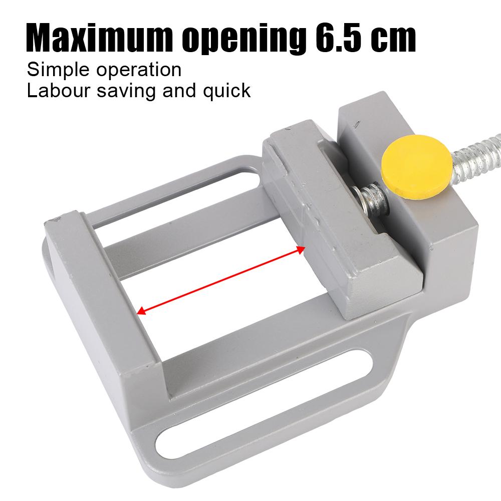 Aluminum Drill Press Vise Benchs Clamp For Electric Drill Stand Drill Press Stand Kit Flat Tongs Bench Vise Woodwork Tools