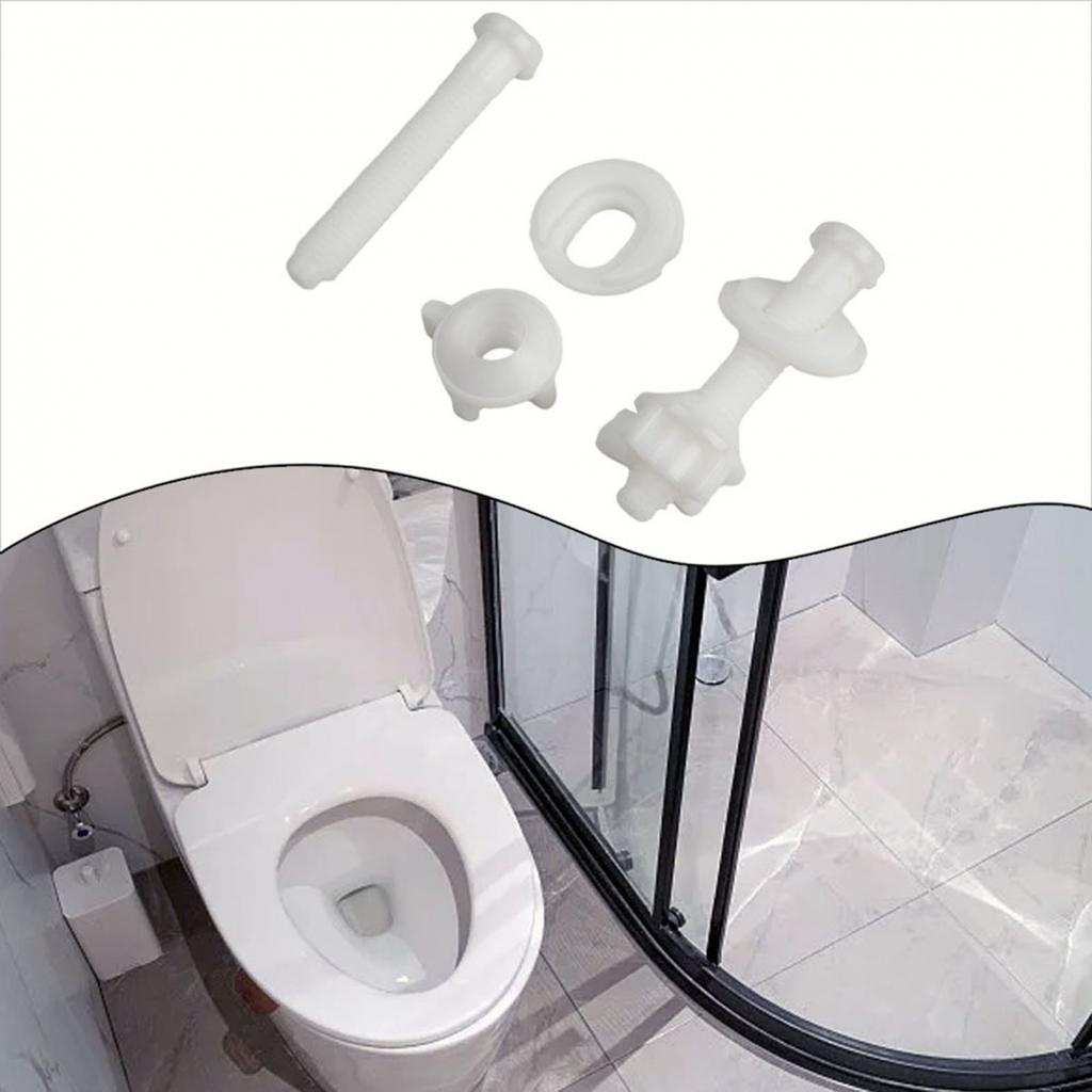 Toilet Seat Repair Screws Kit Bathroom Bolts Bottom