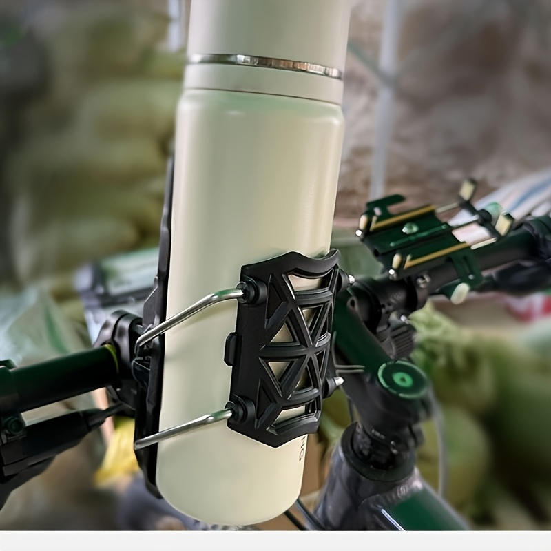 1PC Bike Motorcycle Handlebar Cup Holder 360 Degree Adjustable Cage for Water Bottle MTB Road Cycling ADV Motorbike Mount