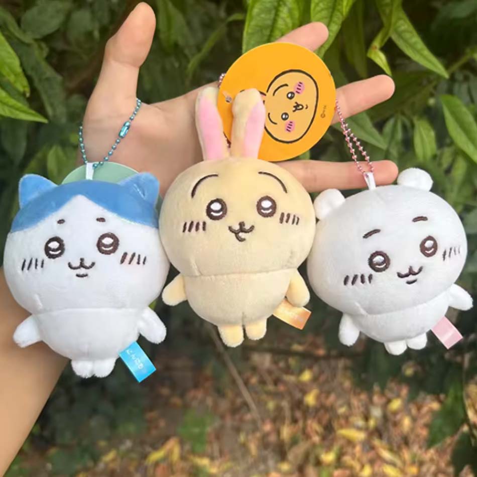 Новая аниме-игрушка Chiikawa, 10 см, плюшевая кукла, милый брелок Usachi, подвеска-игрушка Hachiware, украшение для рюкзака, игрушка, подарок