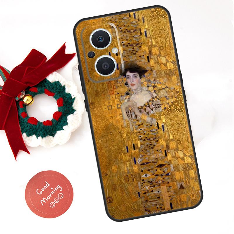 Starry Night Klimt Kiss Funda For OPPO Reno 8 Lite 10 11 12 13 14 Pro 11F 12F 13F 14F OPPO Find X8 X5 X6 X9 Pro Case
