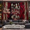 Stranger Things Personalized Tapestry Support Custom Name, Wall Art Home Decoration