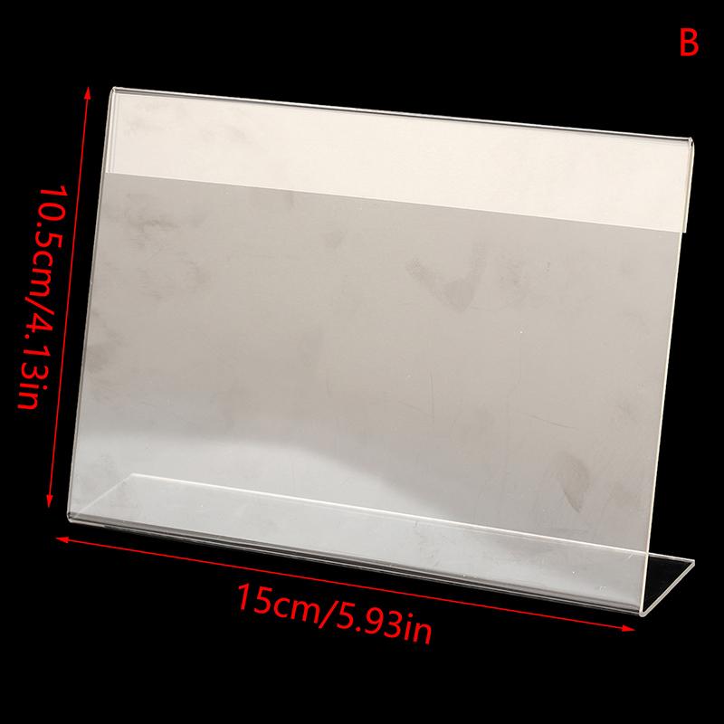 Acrylic Desktop Display Frame Table Card Sign Collection Photo Protection Holder Magnetic Album Postcard Souvenir Display Stand