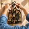 Винтажная настенная табличка в стиле вестерн, Ковбой Осел, Деревянный подвесной знак, Рустик Декор для фермерского дома, Персонализированный подарок на новоселье для друзей