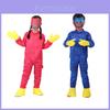 Детский костюм для косплея Huggy Wuggy Poppy Playtime Боди Комбинезон Маска Перчатки Для Унисекс