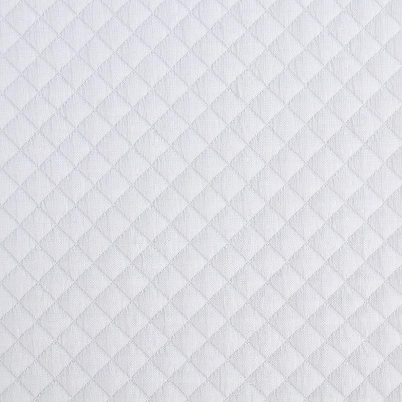 Square Grid Air Layer Jacket: Wire-Padded Polyester-Ammonia Fabric for Casual Home Wear.