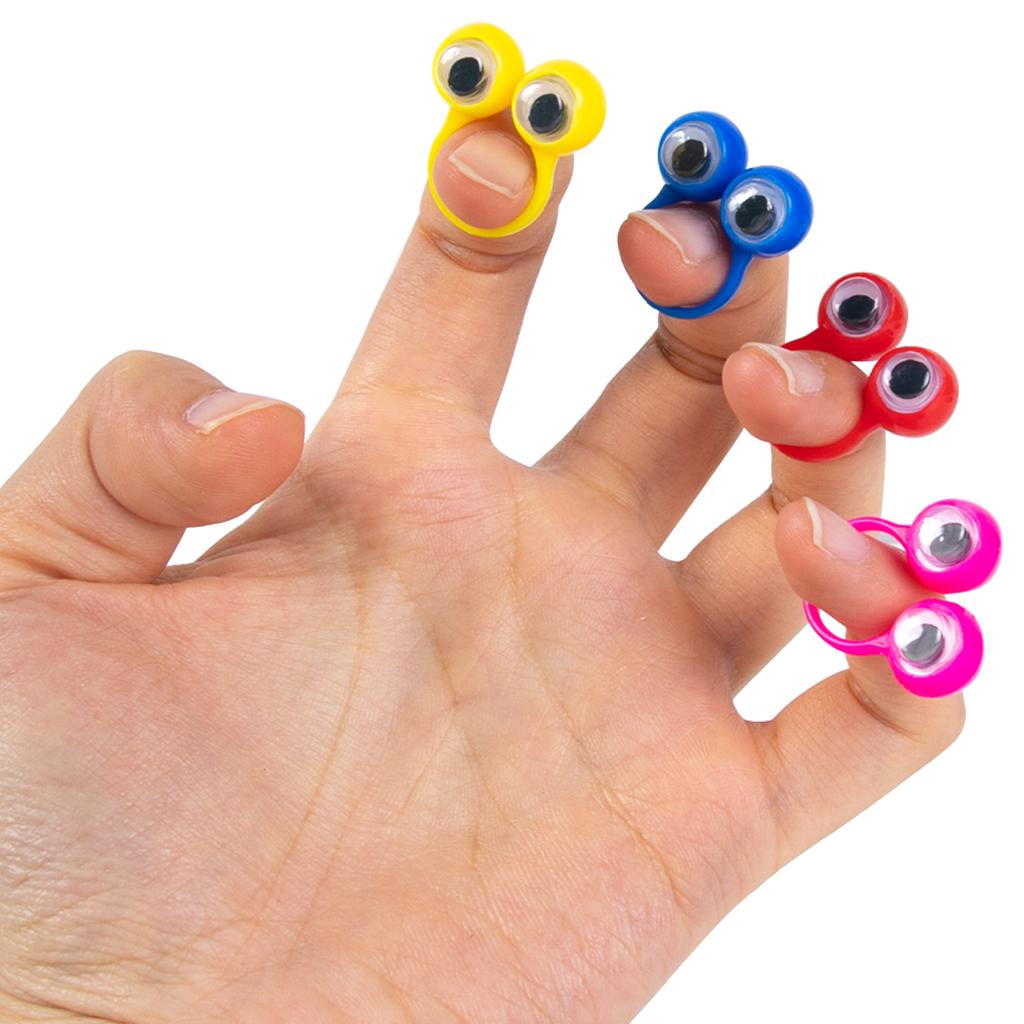 20 шт. случайных милых колец в виде глазных яблок, кукольных игрушек для вечеринок в виде глазных яблок, для детей, на день рождения, на Хэллоуин, на свадьбу, вечеринку, товары