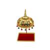 Metal Umbrella Chhatra for God Idol, Car Dashboard/Office Desk/Table/Home Decor Showpiece, Chatri Aasan for God