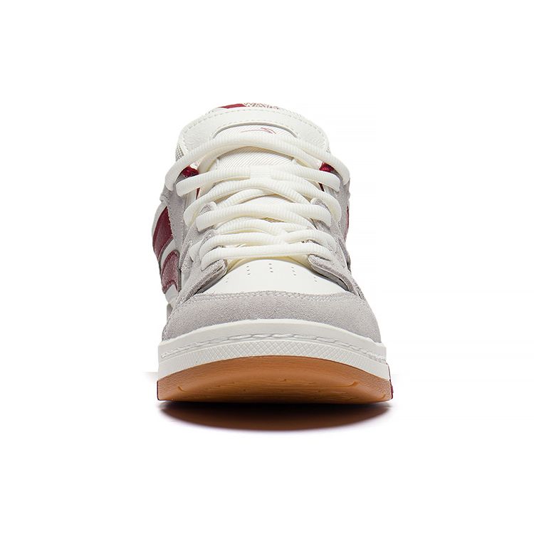 Li Ning Weiw Pro Wrap Warm Waterproof Low-Top Skate Shoes Men Skate Shoes Gray Red AECS059-1