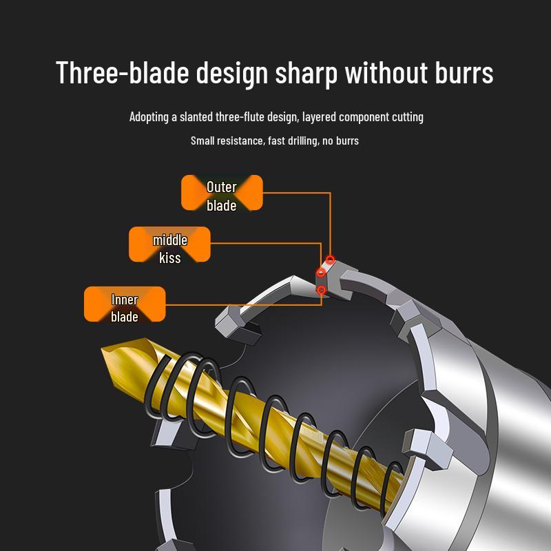 High Hardness Stainless Steel Alloy Drill Bit for Metal and Aluminum Reaming