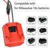 Для Milwaukee 18V M18 48-11-1865 48-11-1880 Литиевая Батарея Адаптер Питания для Колеса DIY Коннекторы С Проводом 12AWG Предохранителем 40A DIY Инструмент