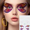 Colorful Butterfly Eye Tattoo Stickers Fairy Disposable Tattoos Sticker  Kids