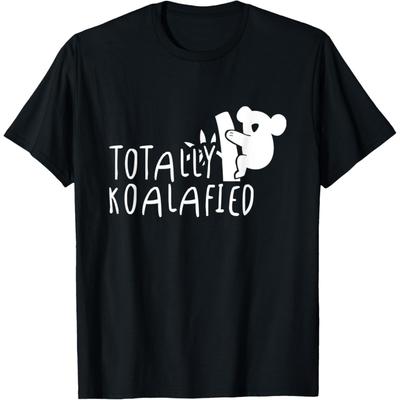 Полностью Коало-квалифицированный, Смешной, Животное, Коала, Каламбур, Шутка, Подарочная Футболка