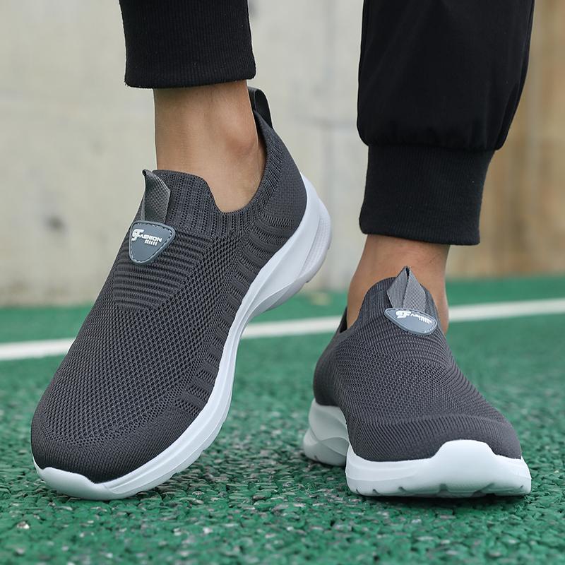 Comfortable Men Casual Shoes Fashion Breathable Outdoor Mesh Vulcanized Sneakers New Non-Slip Lightweight Walking Shoes For Men