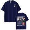 Rapper Kazer Album Tour 2026 Print Tees Unisex Women Hip Hop Loose T Shirts Cotton Casual Oversized Fashion Shortsleeved Tshirts