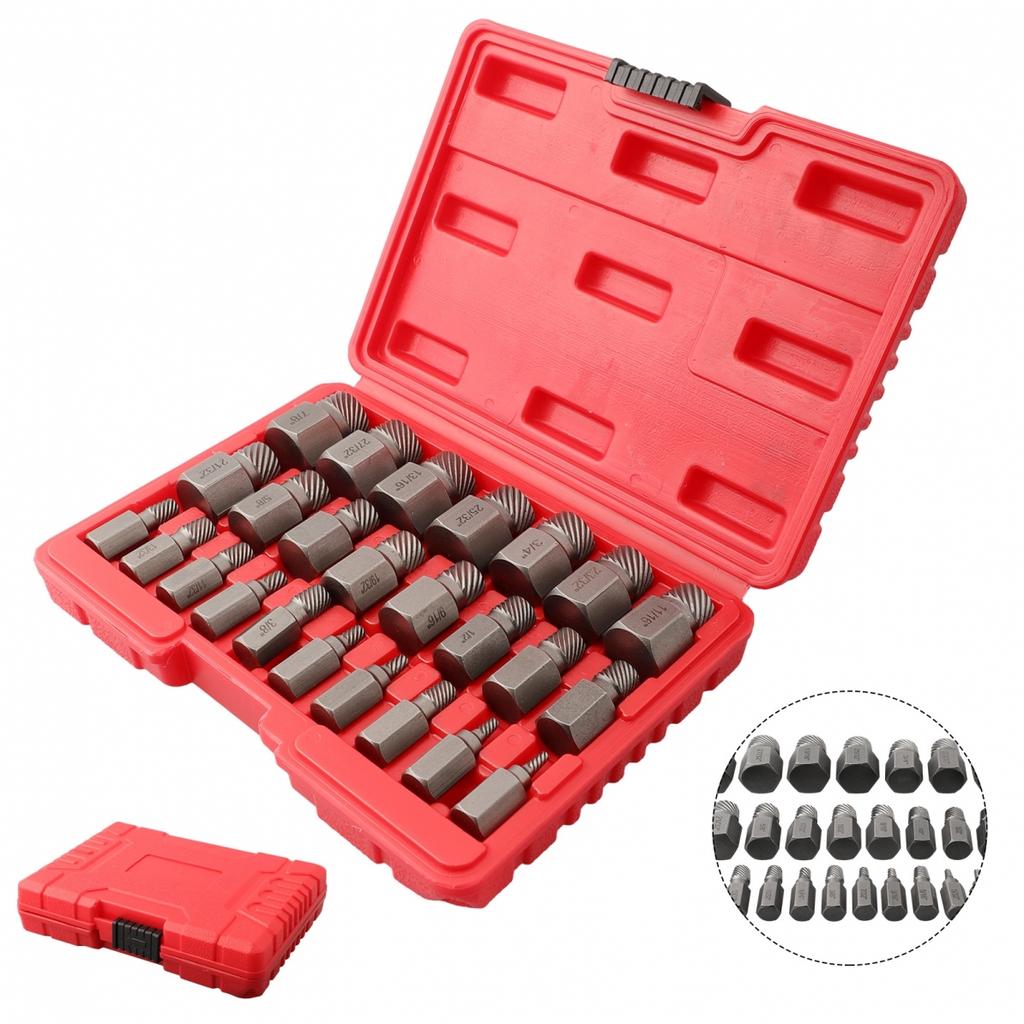 Hex Screw Extractor Set Rounded Bolt Extractor Bolt Remover Easy Storage