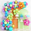 Rainbow Balloon Wreath Set Circus Balloon Wreath Arch Set Decoration