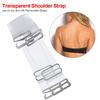 Женские регулируемые невидимые прозрачные эластичные бретели для бюстгальтера из ТПУ, не скользящие, EMA