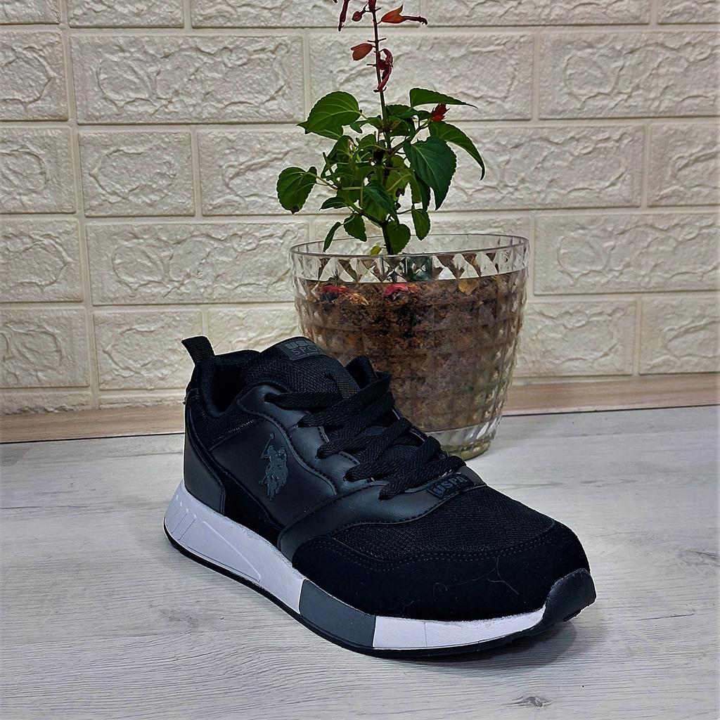 USPolo Janko Черная мужская спортивная обувь Faylon на легкой подошве