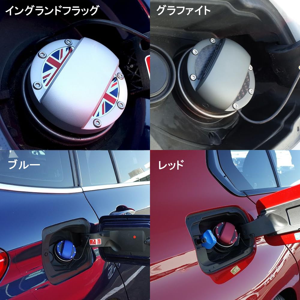 Deff BMW/MINI Aluminum Chunks Refueling Cap Cover British Flag