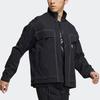 adidas Wuji Series с воротником-стойкой, спортивная куртка с длинным рукавом, мужская верхняя одежда, черный HE5137