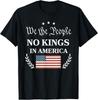 No Kings In America We The People Resist USA Flag 4th July Unisex T-Shirt