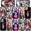 Чехол для телефона Samsung Galaxy S24 S23 iPhone 15 14 Xiaomi Redmi Note 13 12 11 8 10 9 Pro Max Plus X XR OPPO Huawei Daki Gyutaro Demon Slayer Nezuko
