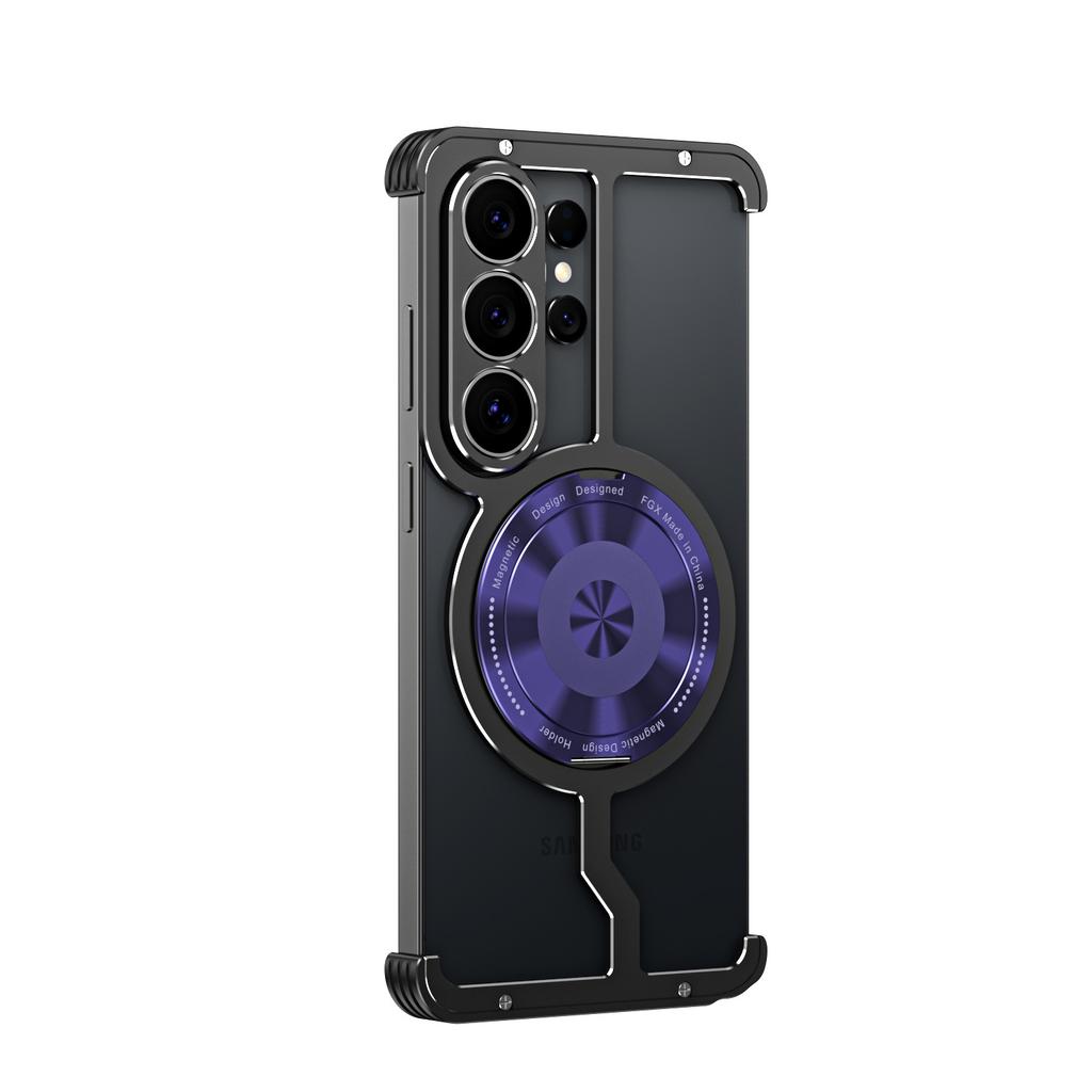 Применимо к Sony Xperia 1VIII бронированный чехол для мобильного телефона металлический теплоотвод магнитный держатель безрамочная противоударная оболочка