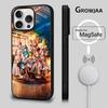 Mushoku Tensei Jobless Reincarnation Чехол для iPhone 17,16,15,14,13,12,11,Pro,Max,Plus,Mini,SE4,E Магнитный Magsafe Беспроводная зарядка