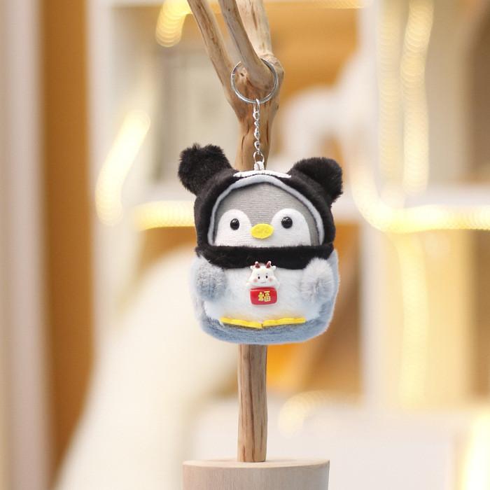 Пингвин Милый Животное Плюшевый Брелок Из Ткани С Коротким Ворсом Для Подарка Украшения