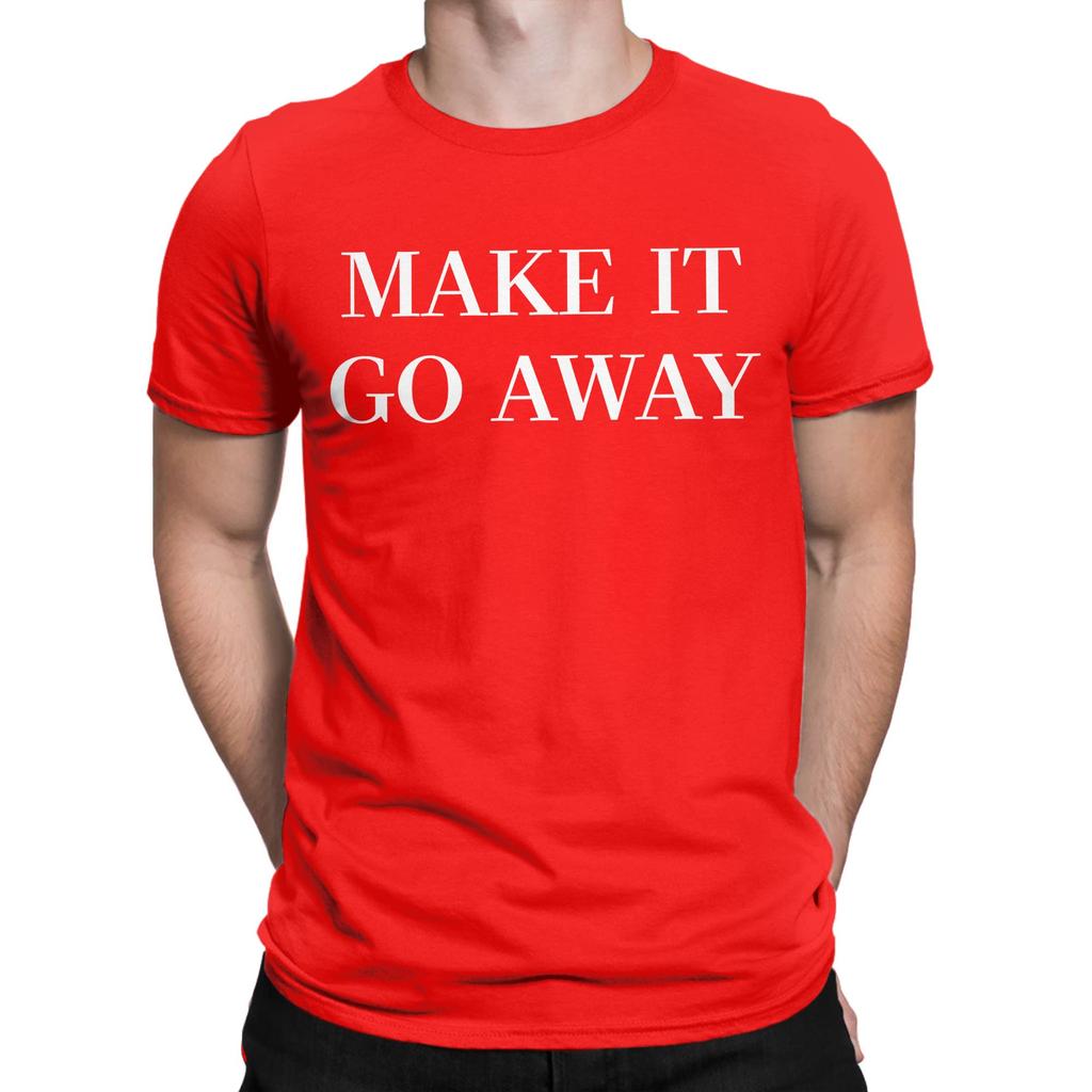 Harajuku MAGA Make America Go Away T Shirt Cotton Short Sleeve Greenland Crewneck Summer TopsTops