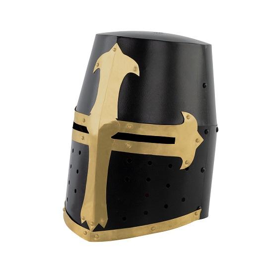 Черный рыцарь, тамплиер, доспехи, шлем, крестоносец, доспехи крестоносца, средневековый шлем, LARP на Хэллоуин