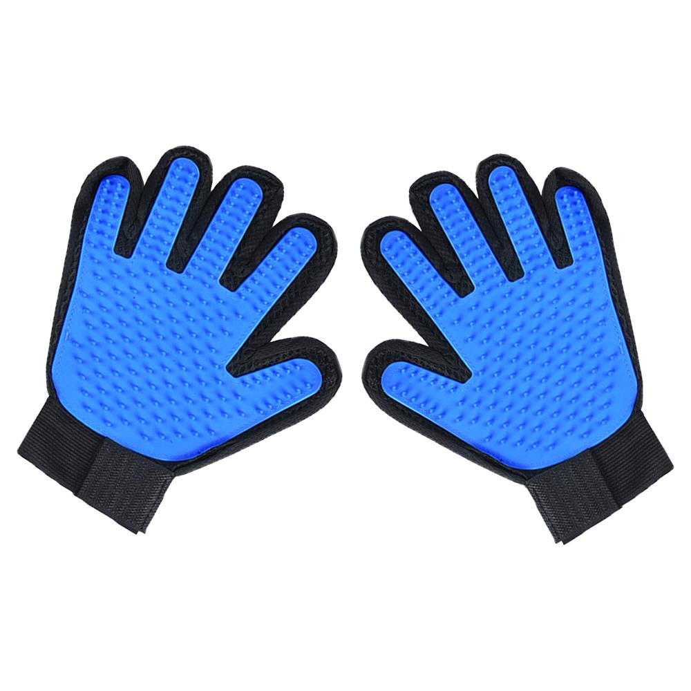 1 пара перчаток для ухода за собаками и кошками, щетка для вычесывания шерсти, перчатки для чистки ванны для животных, массажные расчески для животных