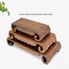 Solid Wood Carving Handicraft Ornament Base, Chicken Wing Wood Book Roll Table Base, Peculiar Stone Mini Vase Bonsai Base