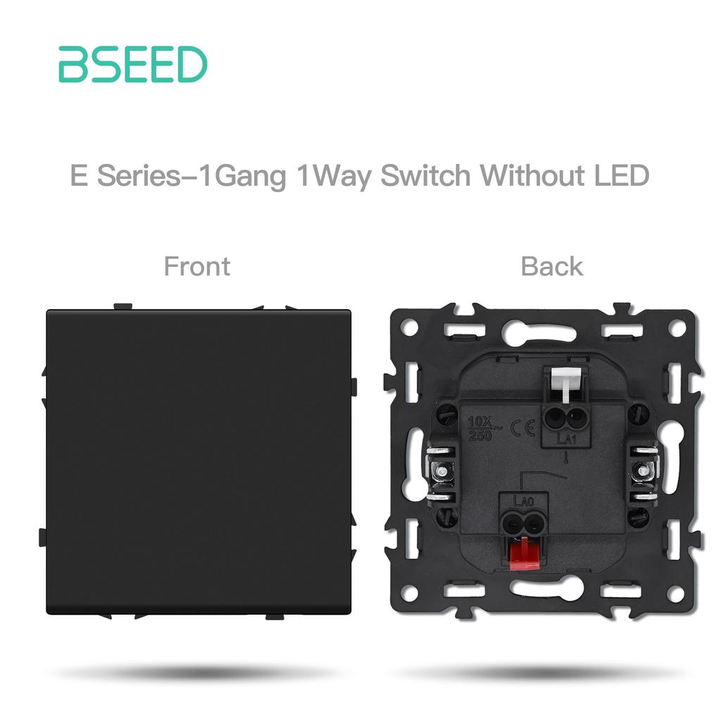 BSEED Модуль кнопки выключателя DIY Зарядка телефона от USB Розетка FR Части Настенный светильник Большой выключатель Пластиковая рамка Комбинация Серия E