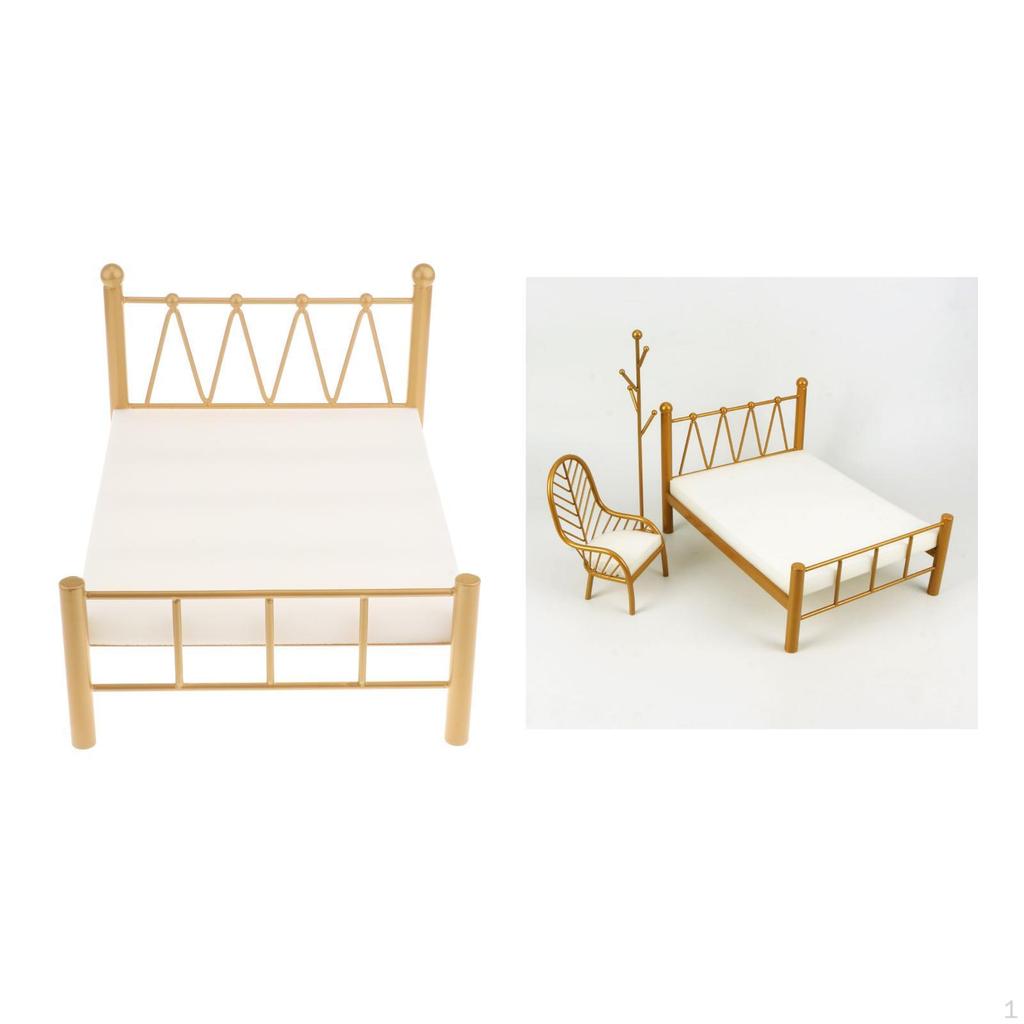 Мебель для кукол 1: Аксессуары для кукольного домика масштаба 6 (Гостиная, Спальня